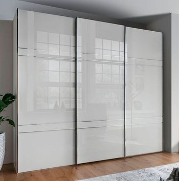 Rialto White Trim 3 Door Sliding Wardrobe