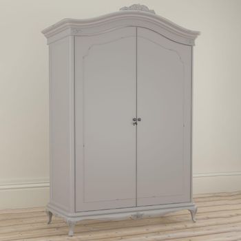 Etienne Grey 2 Door Wardrobe