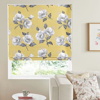 Cath Kidston Roman Blind Wild Poppies Citrine