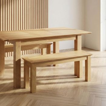Arlington Oak Small Dining Bench