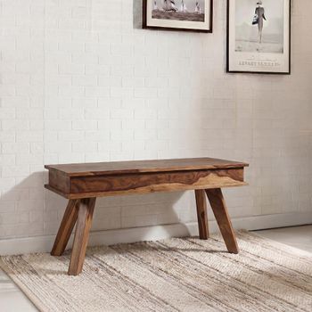 Jodhpur Solid Sheesham Wood 100cm Bench