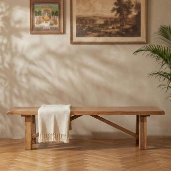 Odisha Solid Mango Wood 175cm Bench