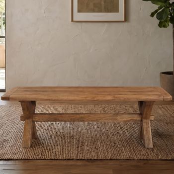 Dorset Dining Bench Rustic Mango Wood - Variation Available