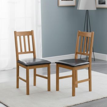 2 x Coxmoor Oiled Oak Dining Chair