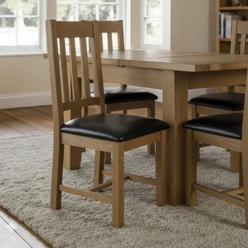 2 x Astoria Oak Dining Chair