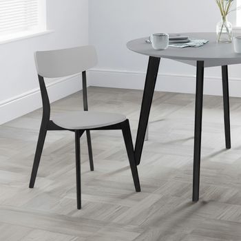 2 x Casa Grey Dining Chair