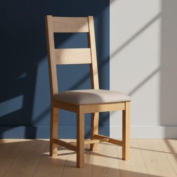 2 x Nimbus Oak Ladder Back Dining Chair