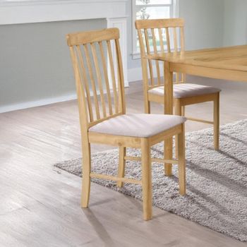 2 x Cologne Light Oak Dining Chair