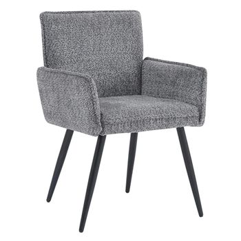 Monza Dining Grey Fabric Armchair