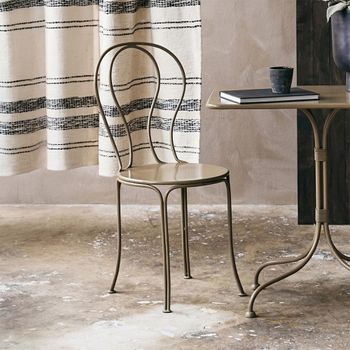 Olivo Garden Green Metal Dining Chair