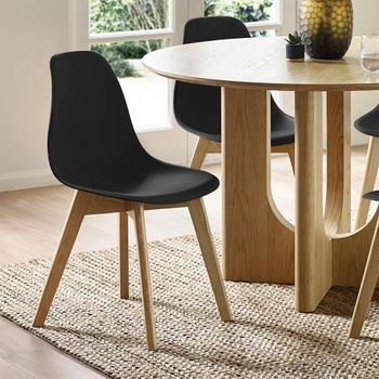 2 x Agatha Black Dining Chair