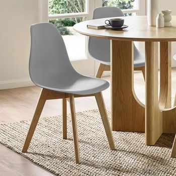 2 x Agatha Grey Dining Chair