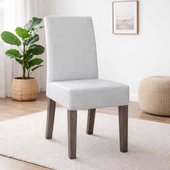 Clearance - 2 x Austin White Dining Chairs - A50