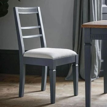 Clearance - 2 x Bronte Storm Dining Chairs - B9