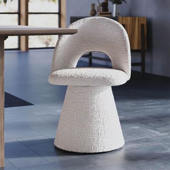 2 x Hoopla Swivel Afterglow Fabric Dining Chair