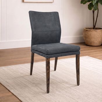 Katy Dining Chair with Walnut Legs - Colours Available