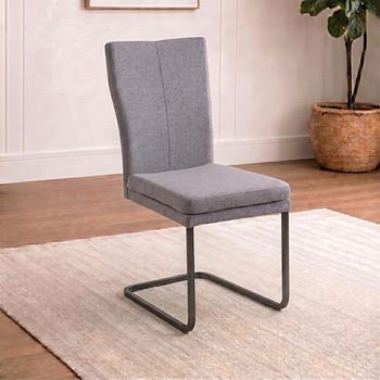 Mario Cantilever Dining Chair with Anthracite Black Powder Coated Legs - Colours Available
