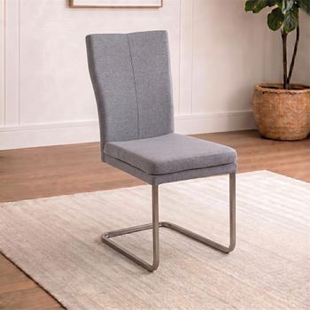 Mario Cantilever Dining Chair with Stainless Steel Legs - Colours Available