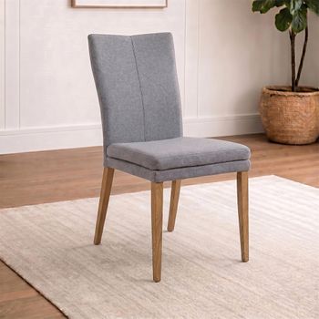 Mario Dining Chair with Oak Legs - Colours Available