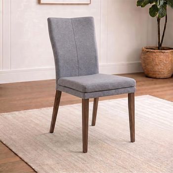 Mario Dining Chair with Walnut Legs - Colours Available