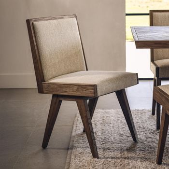 2 x Sorrento Elm Wood Dining Chair