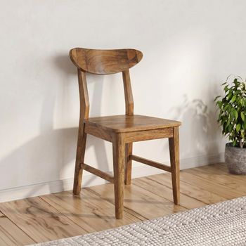 2 x Surya Century Solid Mango Wood Dining Chairs