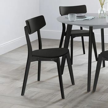 2 x Casa Black Dining Chair