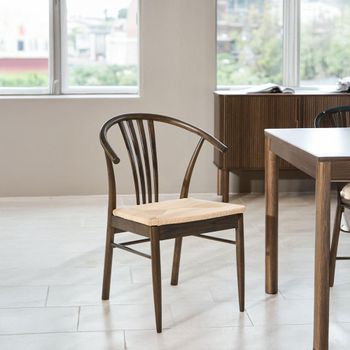 2 x York Smoked Curved Back Dining Chair