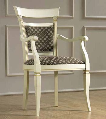 Treviso Italian White Ash Dining Armchair