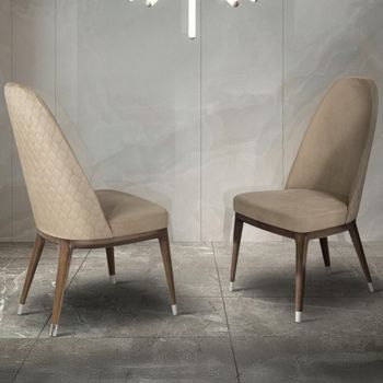Sylvia Leather Dining Chair - Colours Available