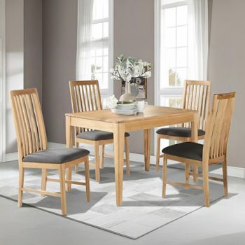 Dunmore Oak 4 Seater 120cm Dining Set