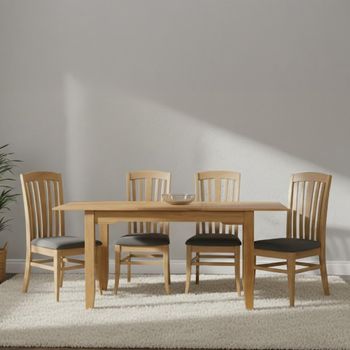 Kilkenny Oak 4 Seater 120cm Dining Set