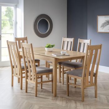 Cotswold Oak 4-6 Seater 140cm-180cm Extending Dining Set