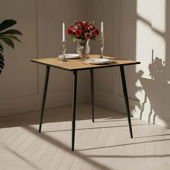 Wilma Oak 2 Seater 80cm Square Dining Table