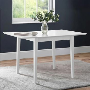 Rufford White 2-4 Seater 80cm-120cm Extending Dining Table