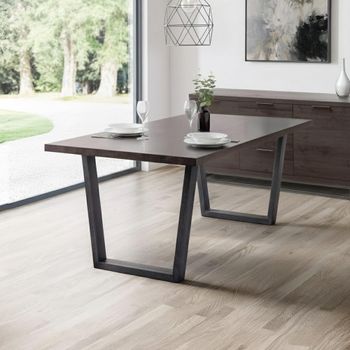 Brooklyn Dark Oak 6 Seater 180cm Dining Table