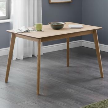 Boden Oak 4 Seater 118cm Dining Table