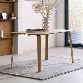 Kaito Oak Effect 4 Seater 140cm Dining Table