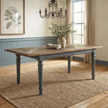 Bishop Grey Painted 4-6 Seater 140cm-180cm Extending Dining Table