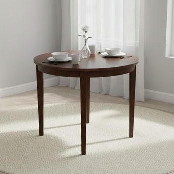 Hanover Half Moon Dark Oak 2-4 Seater 45cm-90cm Extending Dining Table