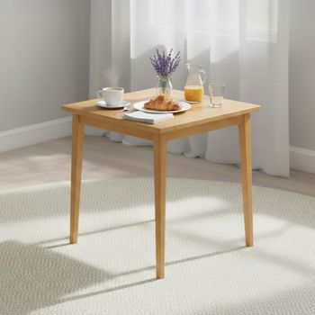 Hanover Light Oak 2 Seater 75cm Square Dining Table