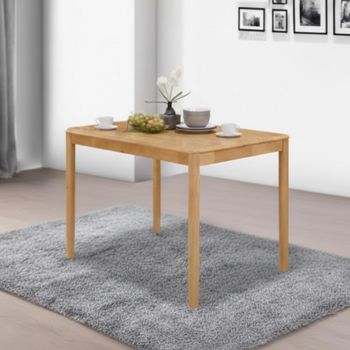 Cologne Light Oak 4 Seater 110cm Dining Table