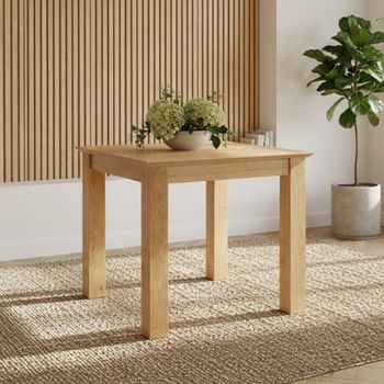 Arlington Oak 4 Seater 80cm Square Dining Table