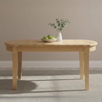 Moreno Oval Oak 4-6 Seater 150cm-190cm Extending Dining Table