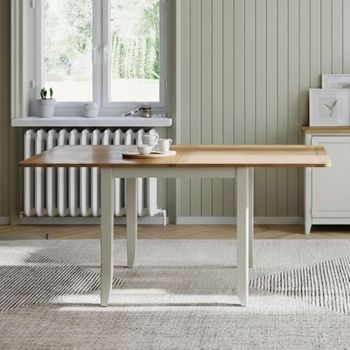 Arden Grey Painted 2-6 Seater Square Flip Top Extending Dining Table