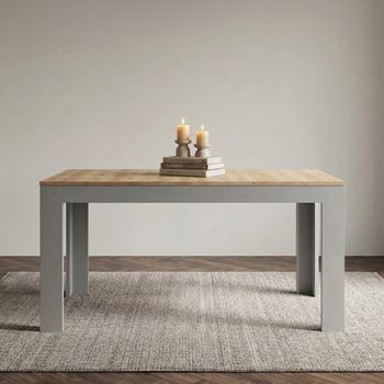Bohol Grey 6-8 Seater Extending Dining Table