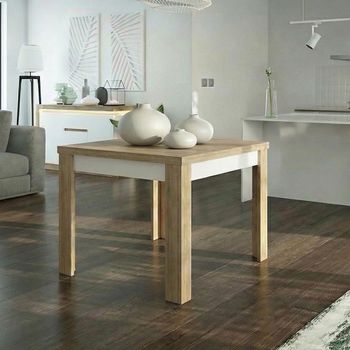 Lyon Oak 2-6 Seater 90cm-180cm Extending Dining Table
