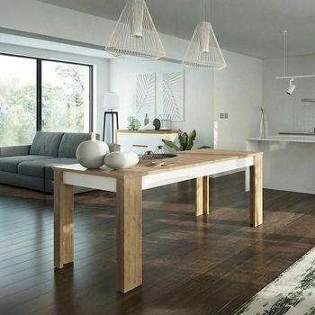 Lyon Oak 4-6 Seater 140cm-180cm Extending Dining Table