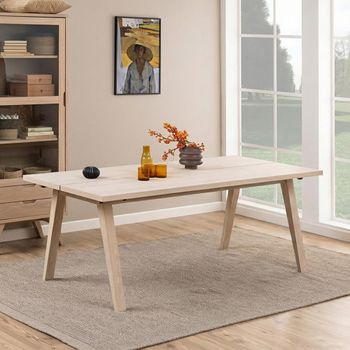 A-Line White Oak 8 Seater Dining Table
