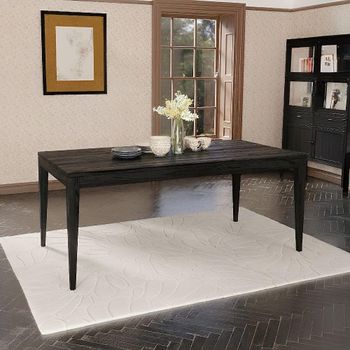 Elmhurst Black 6 Seater 180cm Dining Table